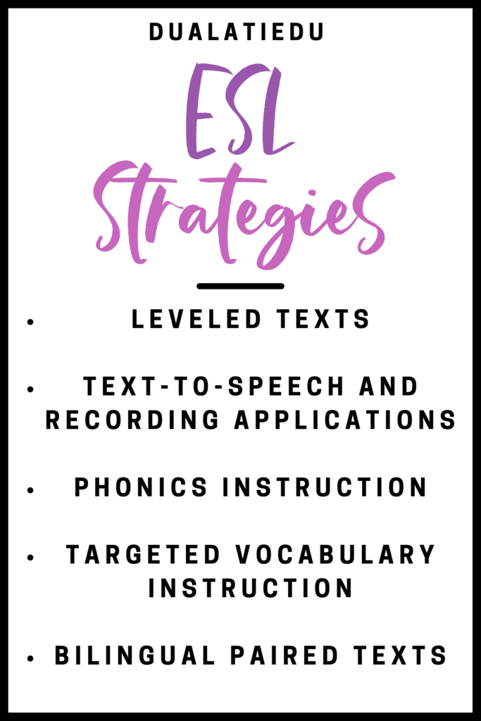 esl strategies