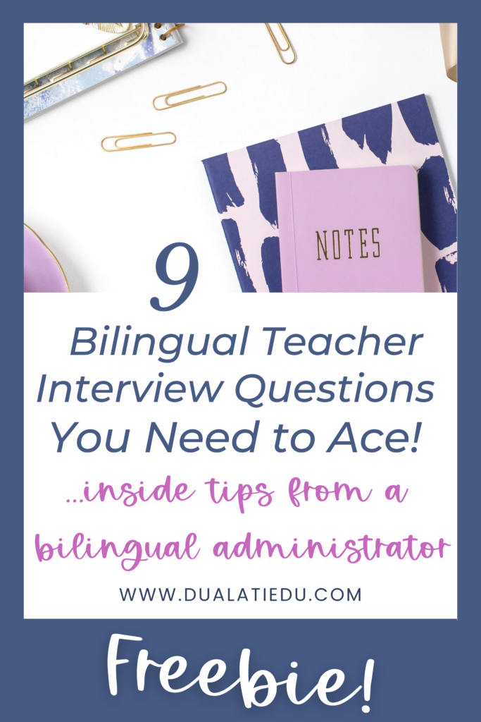 9 bilingual teacher interview questions